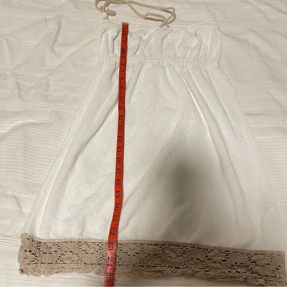 Juicy Couture Authentic Y2K White Terry Dress with Cream Lace - S - Picture 8 of 10